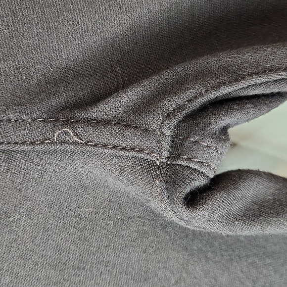 7 For All Mankind Ponte Stretch Brown Jeggings/Skinny Ankle Pants, Size 27 ~ GUC - Picture 12 of 13